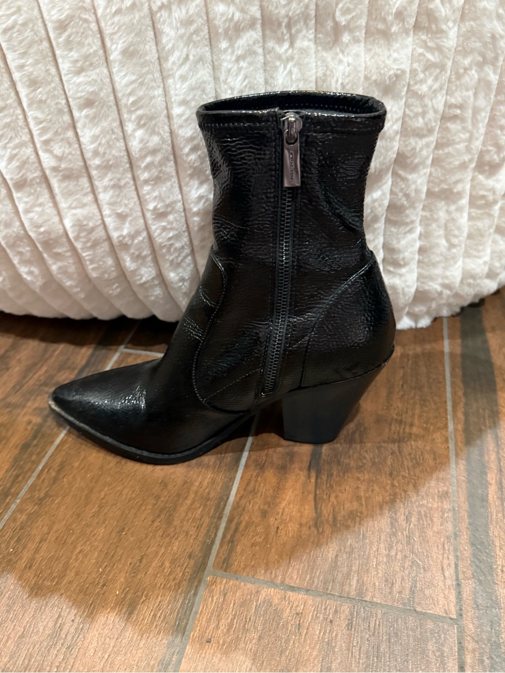 Michael Kors Dover Crinkle Faux Leather Boot - Picture 4 of 6